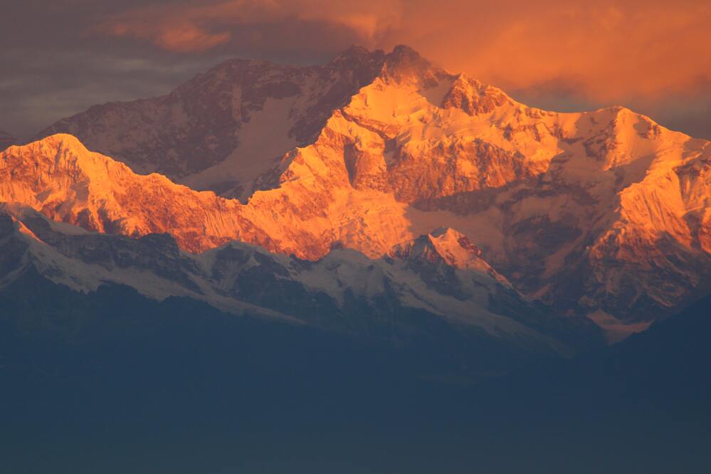 cel mai înalt munte Kangchenjunga